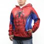 MARVEL Spider-Man Mask Custome Men's Red Hoodie NEW Sizes S-2XL