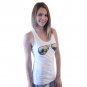 Devine 79 Aviator Glasses Junior's White Tank Top NEW Sizes S-M