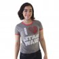 Star Wars I Love Star Wars Junior's Grey T-shirt NEW Size XL