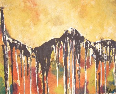 orange mountains