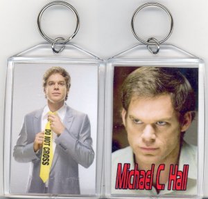 MICHAEL C. HALL JUMBO KEYCHAIN  STAR OF DEXTER
