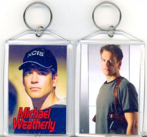 MICHAEL WEATHERLY JUMBO KEYCHAIN  STAR OF NCIS