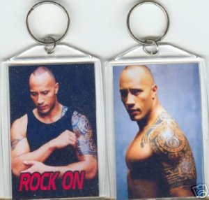 DWAYNE JOHNSON "THE ROCK" JUMBO KEYCHAIN