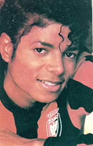 MICHAEL JACKSON POSTCARD VINTAGE 80'S BY CORAL LEE Ships FREE
