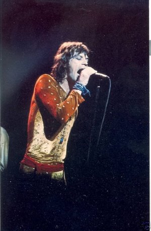 MICK JAGGER Vintage Postcard MINT