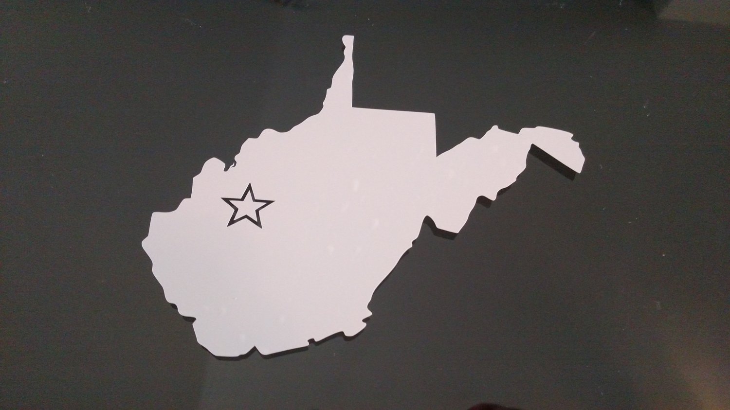 West Virginia Charleston Vinyl Car Window Bumper Sticker Decal State United States America USA