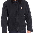 Carhartt Mens 2XL Jacket Full Swing Black Sandstone Full Zip Armstrong NWT