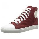 Viktor & Rolf  Mens Red Velour Leather Fashion Sneakers Shoes 40 Medium (D) $555