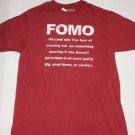 FIFTH SUN NEW Red Jersey Heathered Crew Neck Graphic Tee Shirt L NWT
