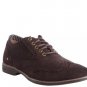 SNEAKY STEVE "Barhill" Tooled Oxford - Brown Suede Lace-Up Shoes  Size 10 $$245