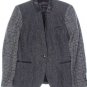 Zara - Mens Gray Wool Herringbone One-Button Blazer Jacket L NWT $189