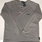 Maui & Sons -3 Button Pullover Shirt Gray Medium NWT