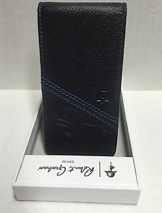 ROBERT GRAHAM Leather Black Apple iPhone 5 5S 5SE Wallet Case Credit Card ID $98