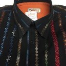 ROAD Apparel-Embroidered Poplin Mens Shirt Large $128 NWT -Limited Edition