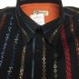 ROAD Apparel-Embroidered Poplin Mens Shirt Large $128 NWT -Limited Edition