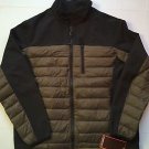 Hawke & Co Hybrid Down & Fleece Jacket Mens Large Black/goldTaupe- $195 NWT