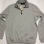Tasso Elba - Men's Zip 1/4 Zip Pullover 100%  Cotton Knit - Size Small NWT Gray