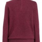 Black Brown 1826 - 1/4 Zip Front Mens Pullover Sweater - Red - Large NWT