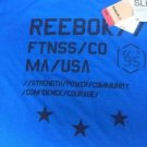Reebok Men's Performance Active Athletic Workout Shirt SIZE XXL NWT Blue