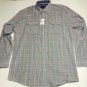 Saks 5th Ave - Button Down Dress/Casual Shirt Long Sleeve Large NWT $100 MSRP