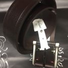 Robert Graham - Grassini Paisley Loop Brown Leather Belt  Size 30 NWT