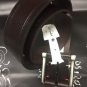 Robert Graham - Grassini Paisley Loop Brown Leather Belt  Size 30 NWT