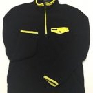 Polo Ralph Lauren Fleece Mockneck Pullover-Black W/ Neon  Trim-Small$145 NWT