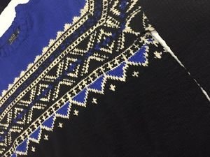 Polo Ralph Lauren Nordic Patterned Merino Sweater -Black/Blue/White-XL $295 NWT
