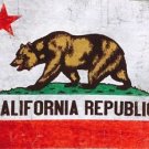 California Republic Bear Flag Graphic T shirt American Apparel XL NWT