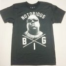 BIOWORLD - BIGGIE NOTORIOUS B.I.G MENS CHARCOAL Size Large TSHIRT TEE