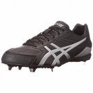 Asics Base Burner Blue Faux Leather Cleats Shoe 11.5