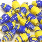 Paper Beads - 24 Small - Wolverines