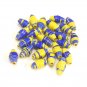 Paper Beads - 24 Small - Wolverines