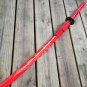 SAMURAI SWORD KATANA HAND FORGED 41" CARBON STEEL BLADE W/ DRAGON RED