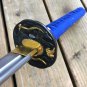 SAMURAI SWORD KATANA HAND FORGED 41" CARBON STEEL BLADE W/ DRAGON BLUE