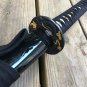 SAMURAI SWORD KATANA HAND FORGED 41" CARBON STEEL BLADE W/ DRAGON BLACK