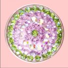Purple and Green Rhinestones