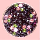Purple Rhinestone and accent flowers