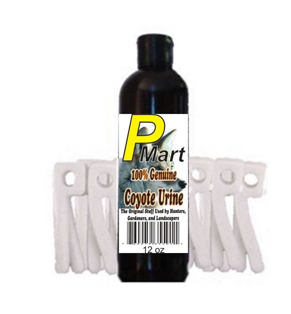 The Pee Mart - Coyote Urine P-Wick Combo 12 ounces!