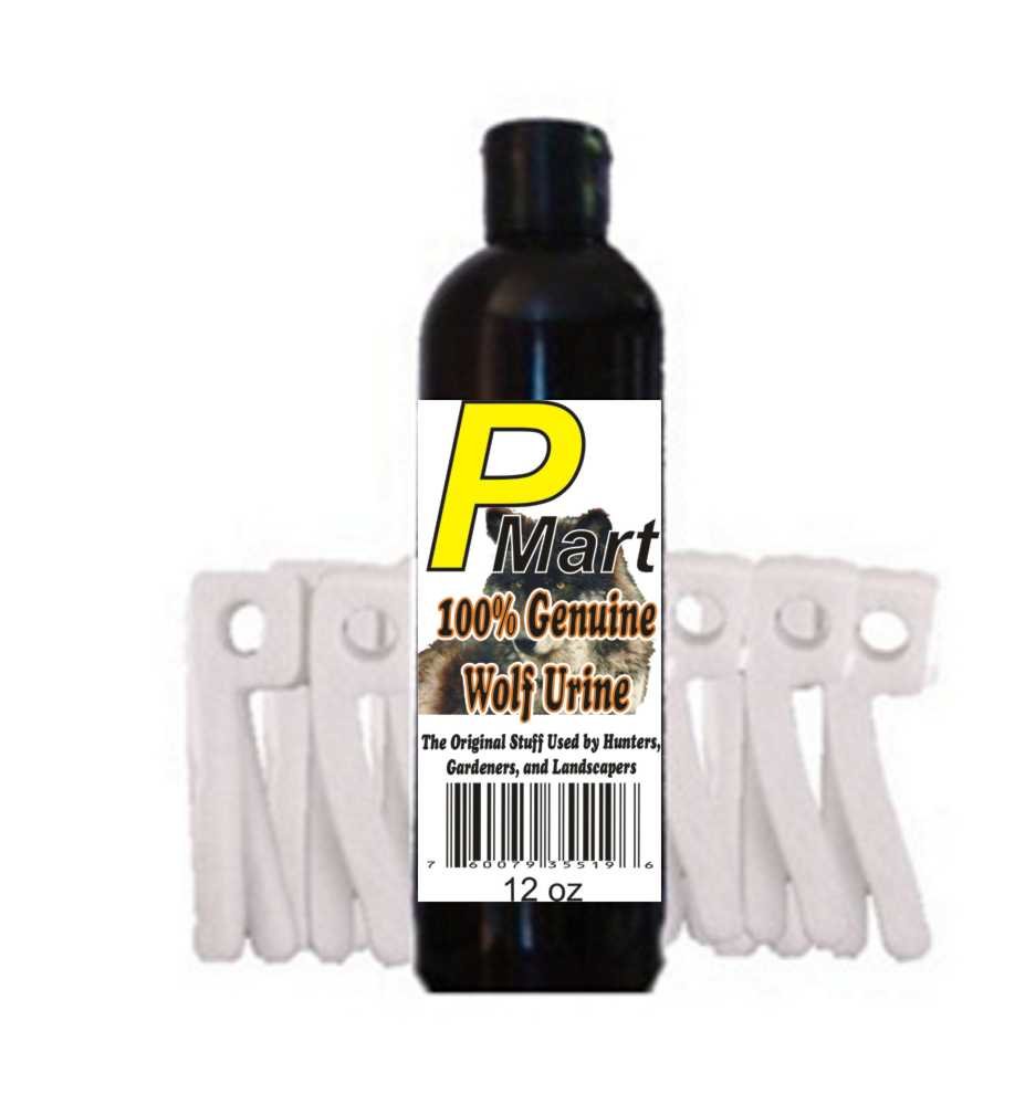The Pee Mart - Wolf Urine P-Wick Combo 12 ounces!