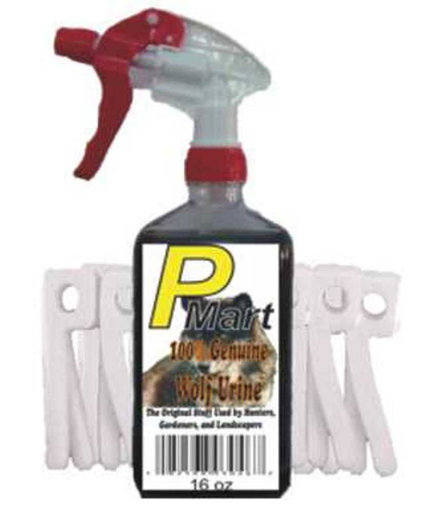 The Pee Mart - Wolf Urine P-Wick Combo 16 oz E-Z Trigger Spray!