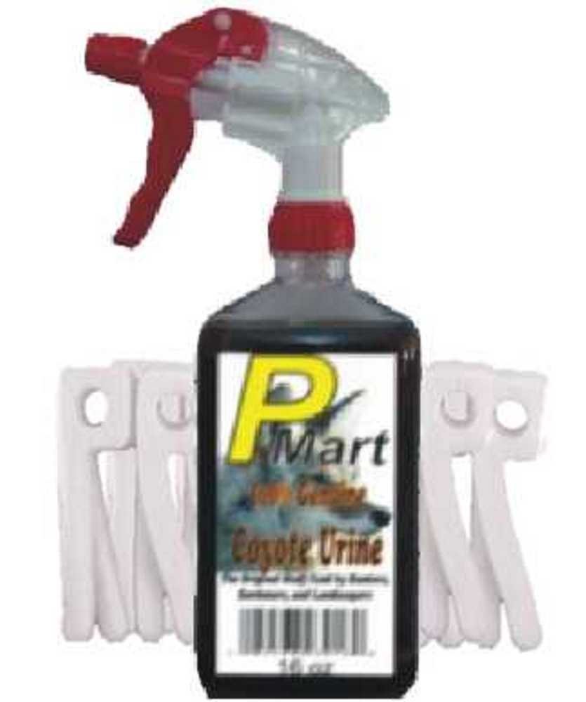 The Pee Mart - Coyote Urine P-Wick Combo 16 oz E-Z Trigger Spray!