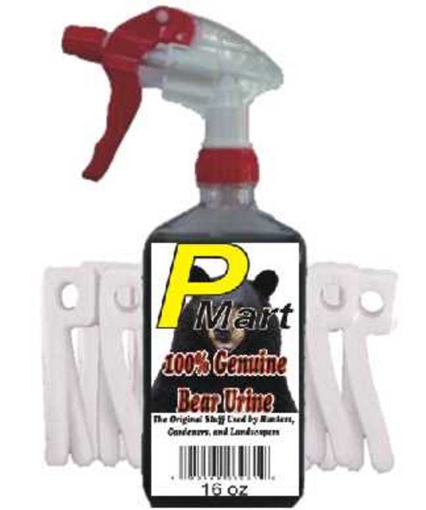 The Pee Mart - Bear Urine P-Wick Combo 16 oz E-Z Trigger Spray!