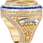Golden State Warriors 2017 Championship Ring..Durant/Curry...Solid Copper Ring in Cherry Wood Box.