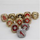 St Louis Cardinals Ring Set...11 Pieces. Rings Only..No Box