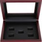 Display Case For Rings. Championship Ring Wood Cases with clear top