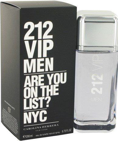 212 Vip Cologne By Carolina Herrera for Men. 6.7 oz