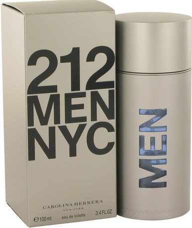 212 Cologne By Carolina Herrera for Men. 3.4 oz