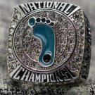 2017 North Carolina Tar Heels Basketball Championship Ring... solid copper ..paper box
