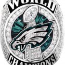 Philadelphia Eagles Championship Ring With YOUR NAME.. Official Style. SOLID COPPER/BRONZE